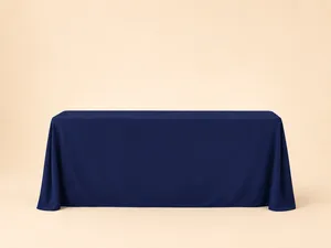 Navy Blue Rectangle Tablecloth 