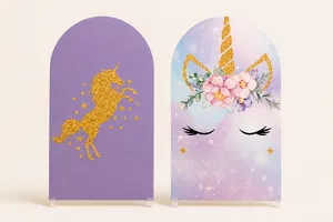 Magical Unicorn Background Set 