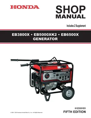 Honda EB6500X Generator
