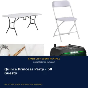 Quince Princess Party - 50 Guests