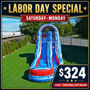 Saturday–Monday Labor Day Extravaganza | Flash 15' Mega Water Slide