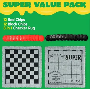 Yard Checkers & Tic-Tac-Toe