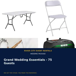 Grand Wedding Essentials - 75 Guests