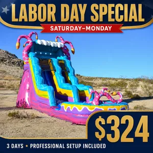 Saturday–Monday Labor Day Extravaganza | Mysterious Jungle 15' Water Slide