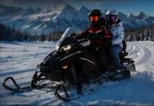 Snowmobile - TANDEM RIDE