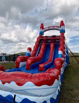 Bomb Pop 18 Ft Dual Lane Slide