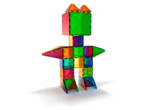 Magnetická stavebnice Magna Tiles 100 + 32 ks