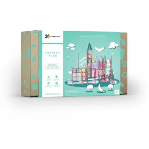 Magnetická kuličková dráha Connetix - 106 kusů PASTELOVÁ 