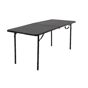 6 ft Black Folding Table