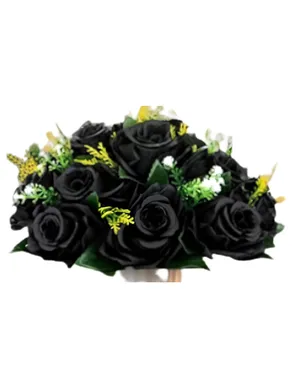 Black Silk Flower Ball