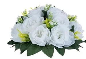 White Silk Flower Ball