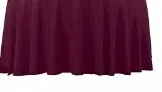 120” ROUND POLYESTER TABLECLOTHS