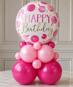 HAPPY BIRTHDAY MINI AIR FILLED FOIL CENTERPIECE