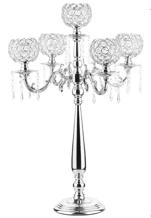 Crystal Candelabra Tealight Candle Holder