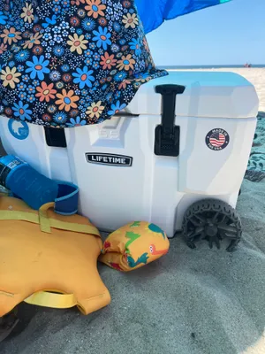 55qt cooler with 20lbs ice