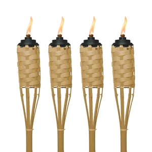 bamboo torches