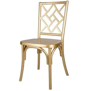 Mosaic Resin Gold Chair