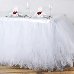 tulle table skirt 