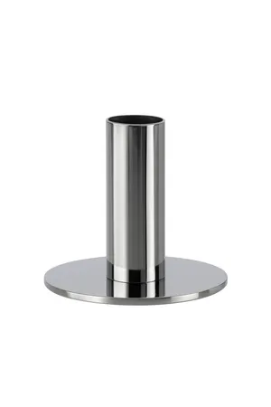 Silver taper candle holder