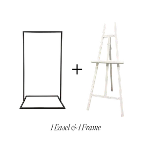 1 Easel and Frame Package