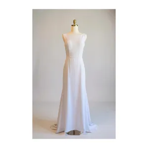 Back open dress