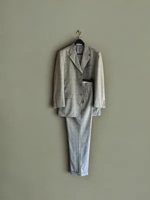 Glen check suit