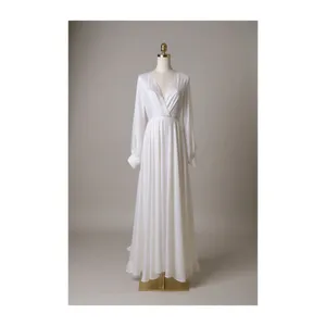 Long sleeve fishtail dress
