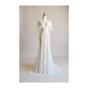 Embroidery mermaid dress