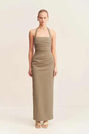 Shona Joy Lani Halter Maxi Dress