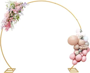 8ft Arch Stand Round-Gold