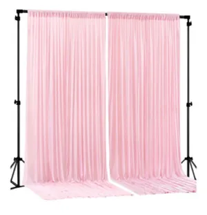 Pink Drapes for Backdrop