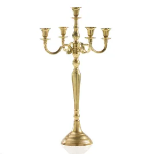 5 Arm Candelabra-Gold