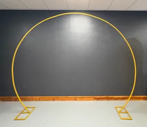 Rental - Gold Half Round Backdrop 8.2ft H x 9.8ft W
