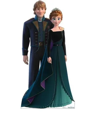 Rental -. Anna & Kristoff Cardboard Cutout Stand up-  Frozen 2 Epilogue 