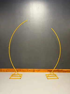 Half Moon Backdrop Arch Stand 2 Pcs Set 