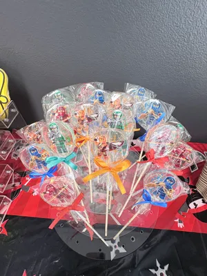 Ninjago lollipops