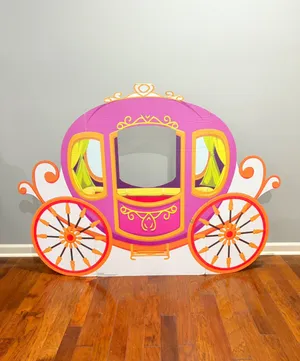Rental - Cardboard cutout stand up - Cinderella Carriage - Disney