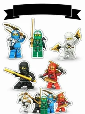 Ninjago cake decor