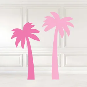 Pink Palm Tree Cutouts