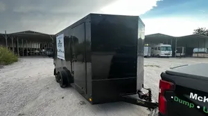 16ft × 7ft × 7ft Enclosed Trailer - E-Track + Tie-Down Package Included