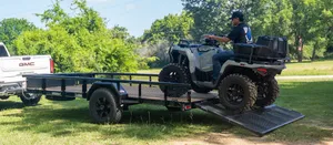 6.4ft x 12ft Utility Trailer Green