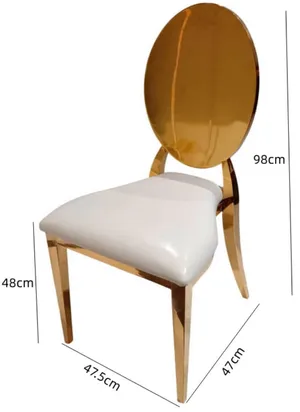 Imperial gold wedding chairs 