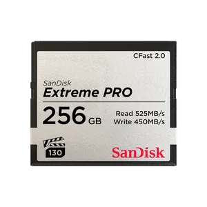 Cartão CFast 2.0 256GB Extreme PRO (450MB/s e 525MB/s) SANDISK