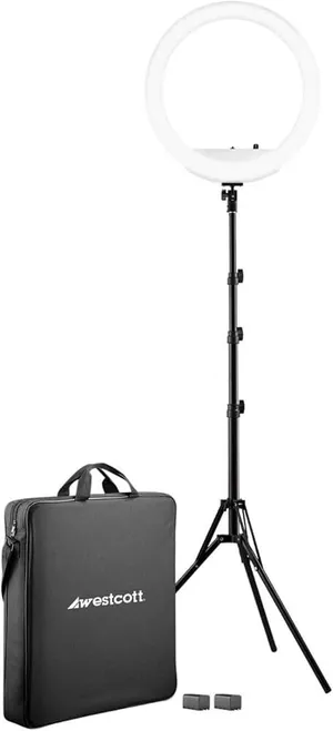  Kit Ring Light Bi-color de 18