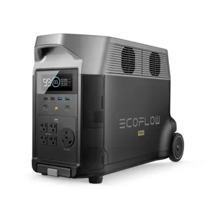 Kit Power Station Portátil Delta Pro 3.600Wh (110v) + Adaptadores ECOFLOW