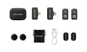 Kit Microfone Sem Fio (Smartphone) LARK A1 HOLLYLAND 