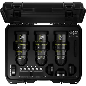 Kit 3 Lentes Catta Ace FF Zoom T2.9 (18-35mm, 35-80mm e 70-135mm) PL/EF DZOFILM