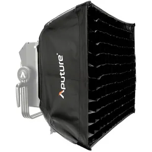 Kit SoftBox + Colmeia + Barndoor Aputure Nova P300C