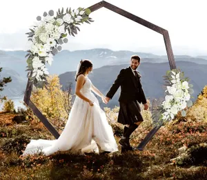 Heptagon Wedding Arch