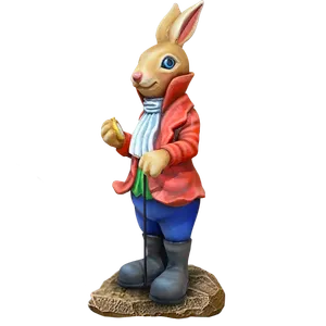 Figurina iepure cu baston 1,7m
